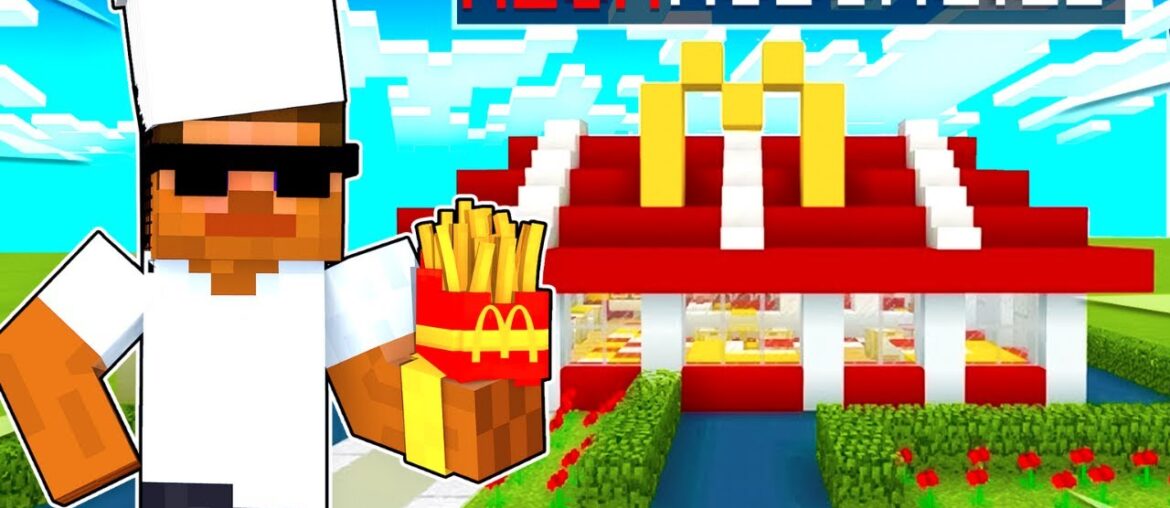 I OPENED a EPIC FOOD SHOP in Minecraft... | Carry Depie
