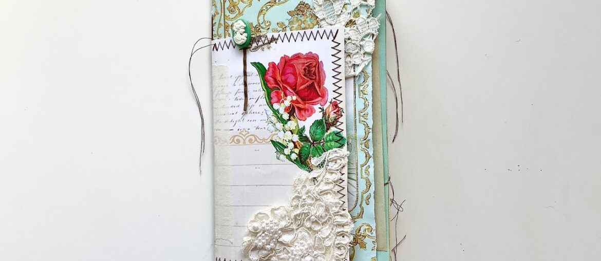 Vintage French journal & ephemera holder in one – Layered envelope junk journal Vintage French journal & ephemera holder in one - Layered envelope junk journal