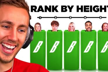 Miniminter Reacts To Ranking Strangers from Tallest to Shortest