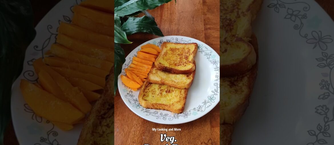 Veg. French Toast | Vegetarian French Toast Recipe #shorts #toast