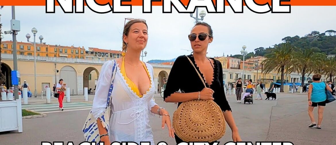 NICE FRANCE BEACH SIDE,CITY CENTER WALKING TOUR | 4K UHD 60FPS NICE FRANCE BEACH SIDE,CITY CENTER WALKING TOUR | 4K UHD 60FPS