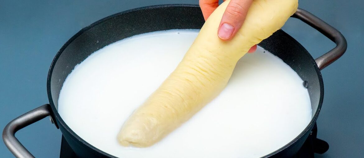 A family from France taught me how to cook the tastiest bread. I just put the dough into hot milk!