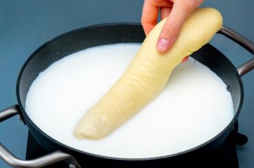 A family from France taught me how to cook the tastiest bread. I just put the dough into hot milk!
