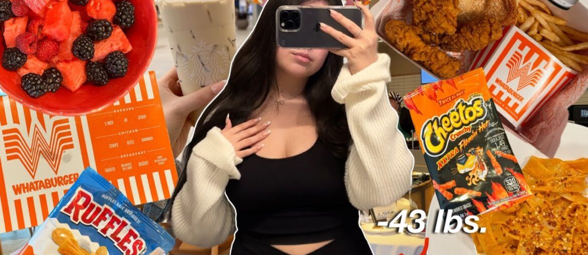 WHAT I EAT IN A WEEK -to lose weight- (43 POUNDS DOWN) WHAT I EAT IN A WEEK -to lose weight- (43 POUNDS DOWN)