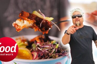 Guy Fieri WOWED By This 'Midwest Style' Korean Bibimbap!? | Diners, Drive-Ins & Dives
