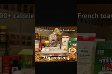 Anabolic French toast that really isn’t anabolic #gym #gymmotivation #jim #fitness #workout #alex