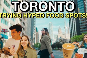 Trying New Spots In Downtown Toronto| MOST HYPED RESTAURANTS 2023