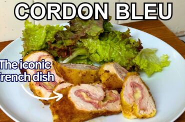 Melted Cheese & Ham stuffed Chicken. Cordon Bleu Recipe