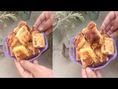 Mini fluffy and delicious french toast | bread pudding recipe | Miniature Food Mini fluffy and delicious french toast | bread pudding recipe | Miniature Food