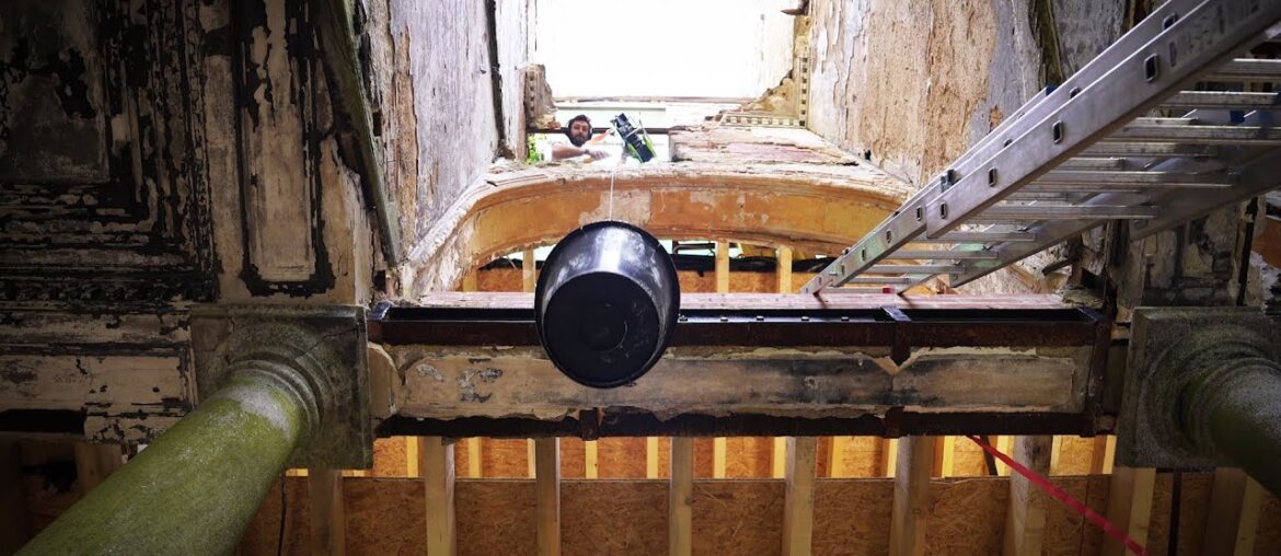 The great rebuild has commenced; rebuilding a ruin brick by brick.