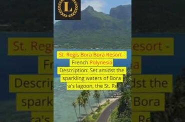 BEST TOP5 Luxury Resort You Must Know 2023 #top5 #travel #thailand #short #shorts #borabora