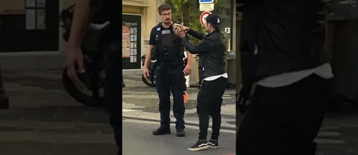 Police fooled by Magician #shorts