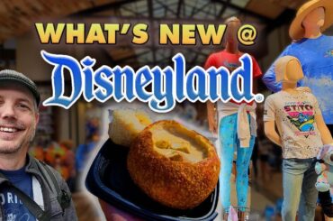 New Stitch Merch + Incredible NEW bread bowl at Pacific Wharf | What's new at Disneyland 05-23-2023