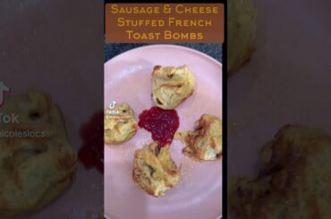 Stuffed French Toast Bombs #food #foodie #breakfast #foodlover #recipe #recipes #snack #easyrecipe