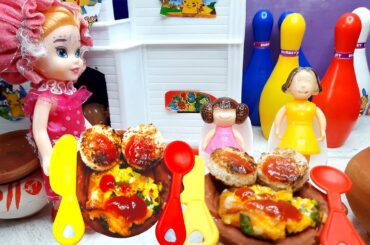 Miniature french omelette recipe + Butter Toast | Mini Foodkey Egg recipe | miniature cooking videos