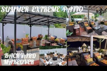 Summer Extreme Patio Backyard makeover Decorating Ideas Transformation