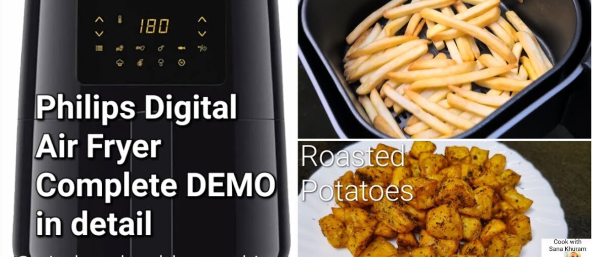 How to use an Air Fryer | Philips Air Fryer Review | French Fries and Roasted Potatoes in Air Fryer
