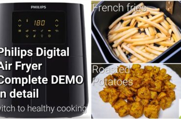 How to use an Air Fryer | Philips Air Fryer Review | French Fries and Roasted Potatoes in Air Fryer