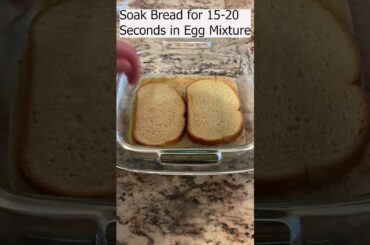 How to Make French Toast | Easy Breakfast Recipe #shorts #cooking