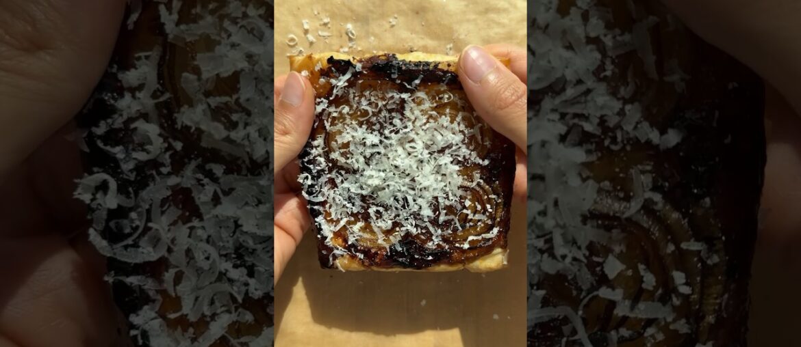 French Onion Tart #easyrecipe #shallot #onion #pastry