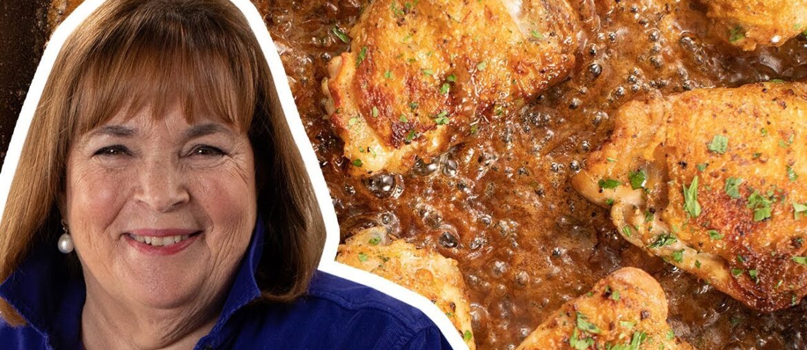 Crispy Chicken Thighs with Creamy Mustard Sauce | Barefoot Contessa: Cook Like a Pro | Food Network Crispy Chicken Thighs with Creamy Mustard Sauce | Barefoot Contessa: Cook Like a Pro | Food Network