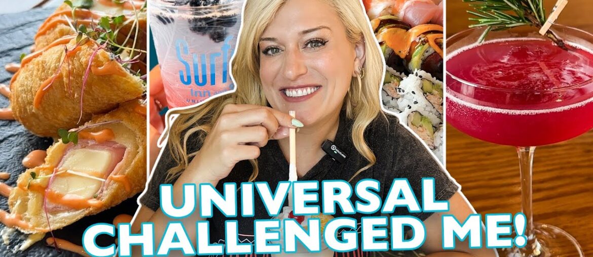 UNIVERSAL CHALLENGED ME: Review The Food At EVERY Hotel In ONE DAY | Universal Orlando UNIVERSAL CHALLENGED ME: Review The Food At EVERY Hotel In ONE DAY | Universal Orlando