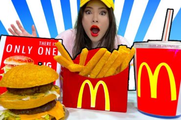 LILY BUILDS HER OWN MCDONALD’S AT HOME TO MAKE THE WORLD’S LARGEST BIG MAC & HAPPY MEAL BY SWEEDEE
