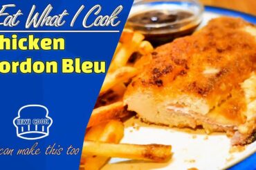 Easy Chicken Cordon Bleu Recipe | French Cordon Bleu | IEWI COOK