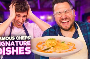 Recreating Famous Chefs' Signature Dishes | Wylie Dufresne’s Shrimp Noodles!!