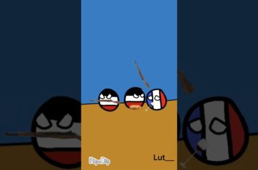 A random French guy in no man's Land be like... (Countryball animations)