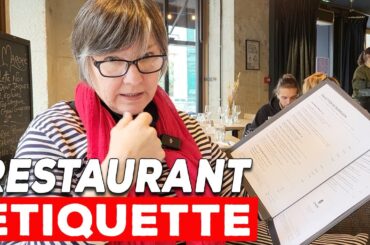 10 Things To KNOW about Restaurants ETIQUETTE in Paris