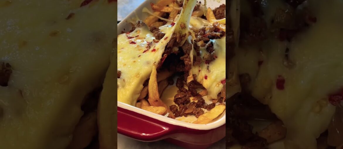 Loaded fries | super cheesy and delicious | #shorts Loaded fries | super cheesy and delicious | #shorts