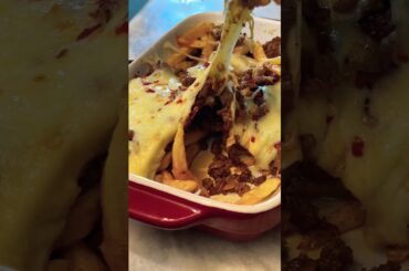 Loaded fries | super cheesy and delicious | #shorts