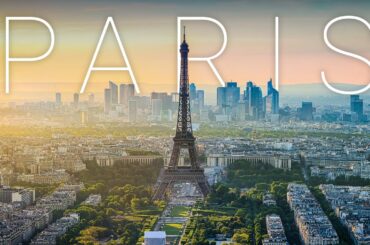 Paris from Above || 4K || Drone Footage  || Aerial View || City of Love