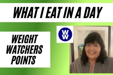 What I eat in a Day on the Weight watchers Points Plan!