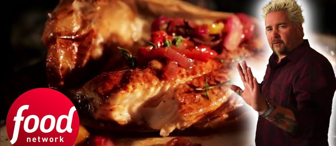 Guy Fieri Cooks Up Tender Catfish Wrapped In PAPER!? | Guy's Big Bite Guy Fieri Cooks Up Tender Catfish Wrapped In PAPER!? | Guy's Big Bite