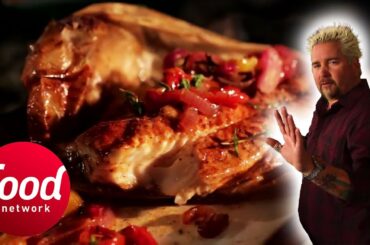 Guy Fieri Cooks Up Tender Catfish Wrapped In PAPER!? | Guy's Big Bite