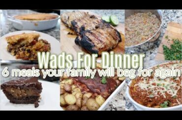 These Are SO GOOD! Serious. Wads For Dinner?! Cook With Me A Week of Dinner Ideas & Dessert!