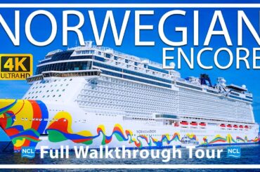 Norwegian Encore | Full Walkthrough Cruise Ship Tour & Review | 4K Ultra HD | Brand New 2023 Tour