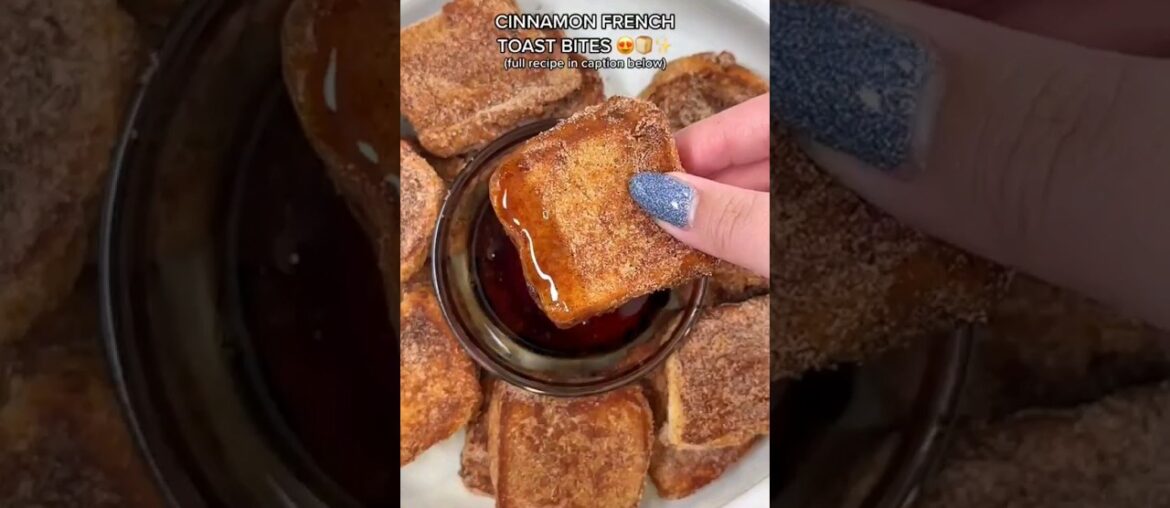 Cinnamon French toast bites #cooking #recipe #easy #shorts