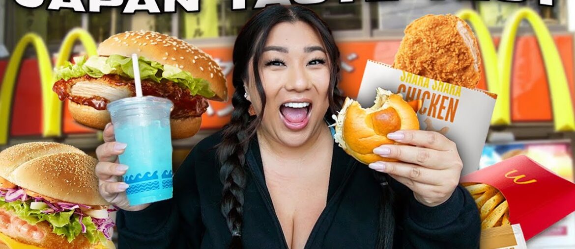 Japanese McDonald's Taste Test *ft. exclusive Japan items*