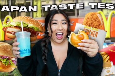 Japanese McDonald's Taste Test *ft. exclusive Japan items*