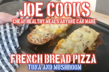 French Bread Pizza -  perfect for hot summer evenings. Quick and easy