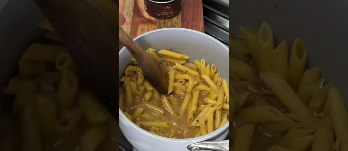French Onion Pasta #recipe #frenchonion #pastarecipe
