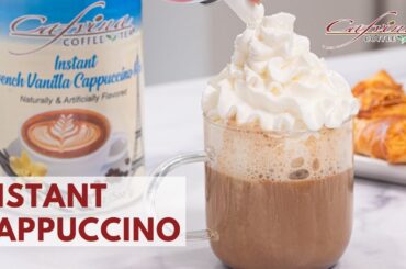 INSTANT French Vanilla Cappuccino | Cafvina Coffee & Tea
