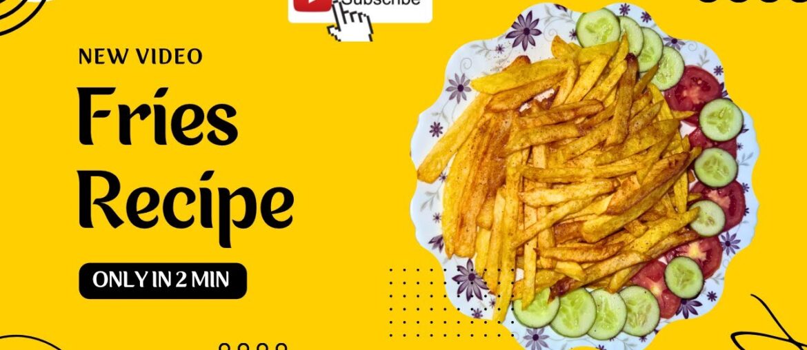 Crispy French Fries At Home | Fries Recipe | Crispy Fries Recipe | French Fries | Perfect fries