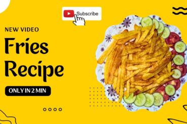 Crispy French Fries At Home | Fries Recipe | Crispy Fries Recipe | French Fries | Perfect fries