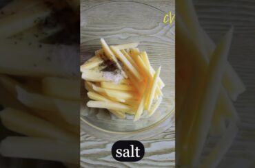crunchy french fries #food #crispypotatoes #frenchfries #recipe #crispyfrenchfries #foodvideo #cook