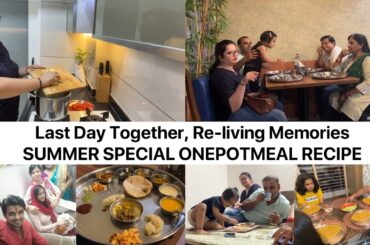 Gujarati Thali Dinner, Last Day Together | Summer Lunch/Dinner One Pot Meal Recipe #summerspecial