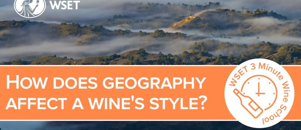 How does geography affect a wine's style?